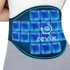 REVIX 45-Min Long-Lasting Back Ice Pack, Extra Large Ice Packs with Ice Grid Gel Design