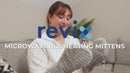 REVIX Microwavable Heating Mittens for Hands and Fingers-3