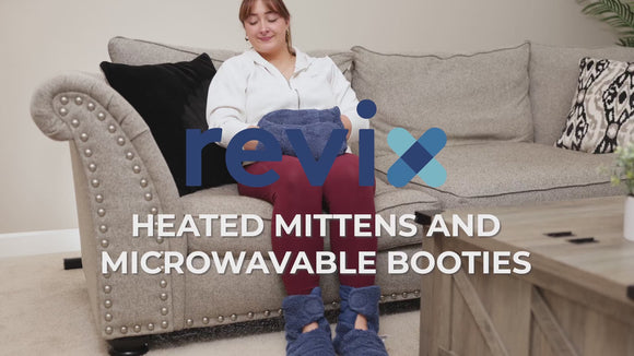 REVIX Microwavable Heating Mittens and Feet Warmers