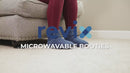 REVIX Microwavable Foot Warmers, Heated Booties for Cold Feet & Discomfort Relief