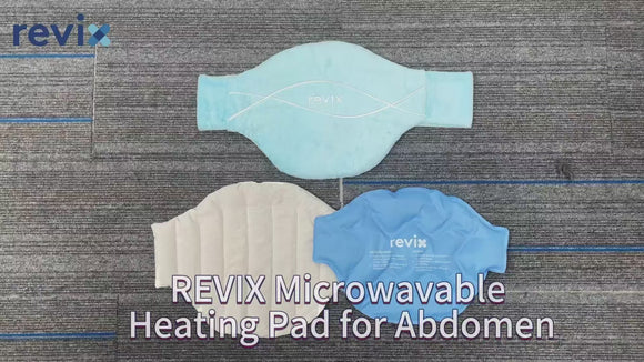 REVIX Microwavable Heating Pad for Period Cramps, Hot Cold Wrap for Belly