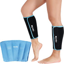 REVIX Calf and Shin Ice Packs for Shin Splints Reusable Leg Cold Pack Wraps