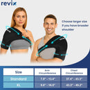 REVIX Triple-Layer Gel Shoulder Ice Pack Wrap for Rotator Cuff-7