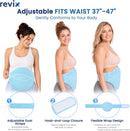 REVIX Microwavable Heating Pad for Period Cramps, Hot Cold Wrap for Belly