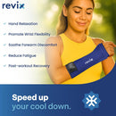 REVIX Wrist Ice Pack Wrap - Hand Ice Pack Sleeve with Extended Coverage