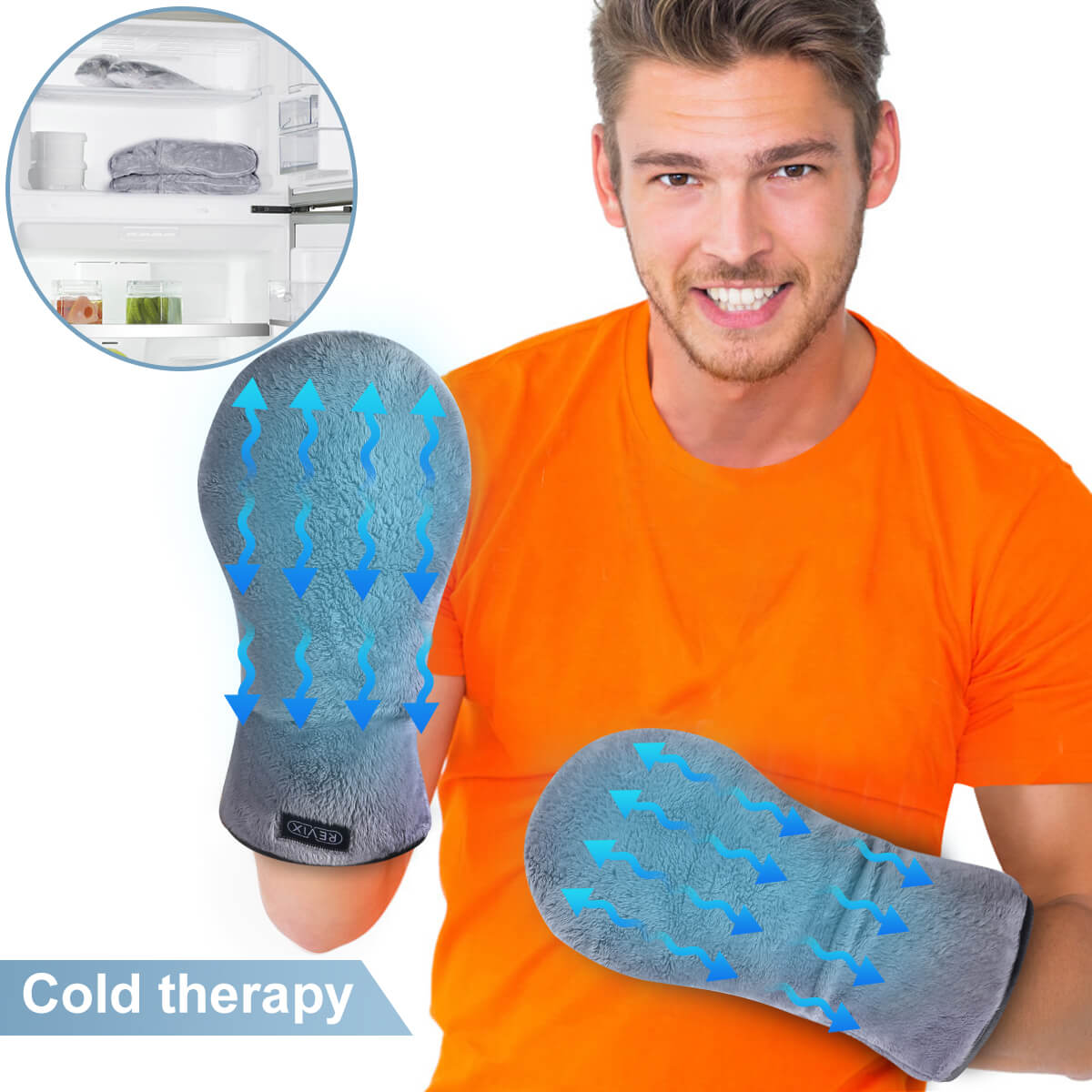 REVIX Heated Mitts for Arthritis and Hand Therapy, Microwavable Hand Warmer Gloves for Women and Men in Cases of Stiff Joints, Trigger Finger or