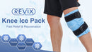 REVIX Ice Pack for Knee Pain Relief, Reusable Gel Ice Wrap for Leg Injuries