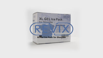 REVIX XL Shoulder Ice Pack for Injuries Reusable Gel Ice Wrap for Shoulder Pain Relief