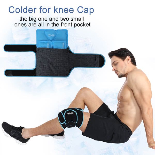 REVIX Reusable Ice Wrap for Relief Knee Pain 