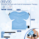 REVIX Shoulder Ice Pack Rotator Cuff Cold Therapy, Ice Packs Shoulder Wraps for Pain Relief