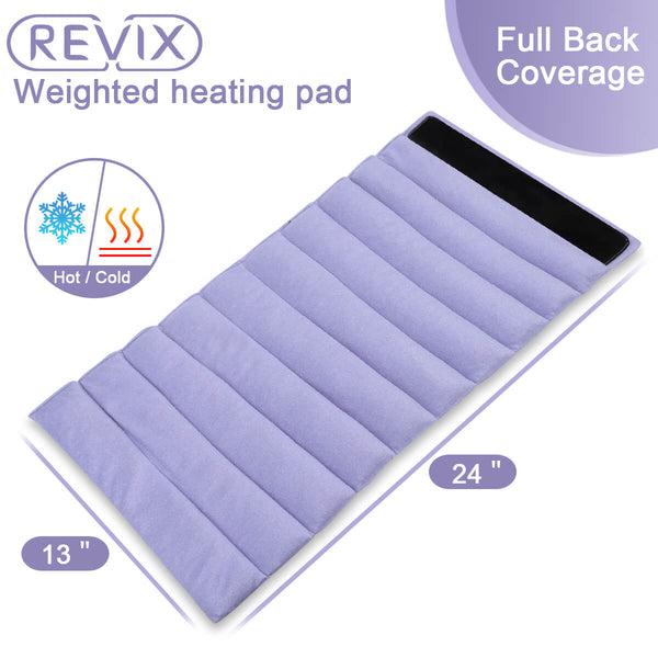 REVIX Extra Large Microwavable Heating Pad for neck shoulder stress
