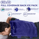 REVIX Full Back Ice Pack for Back Pain Relief Reusable Large Gel Ice Wrap