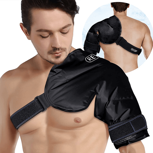 REVIX Shoulder Ice Pack Rotator Cuff Cold Therapy, Ice Packs Shoulder Wraps for Pain Relief