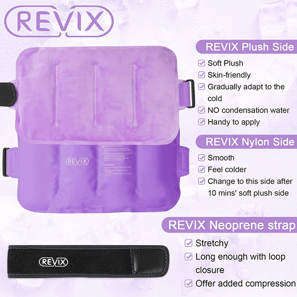 REVIX Ice Pack for Lower Back Pain Cold Compress Ice Bag for Shoulder, Neck, Hip, Arm & Knee