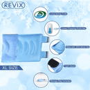 Products REVIX XL Knee Ice Pack Wrap Around Entire Knee After Surgery, Reusable Gel Cold Pack for Knee Pain Relief