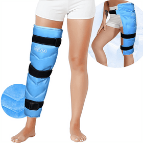 REVIX Full Leg Ice Pack For Hip Replacement, Cold Compress Therapy After Surgery