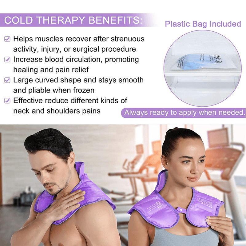 REVIX Ice Pack for Neck Pain Relief Ice Bag for Cold Compress