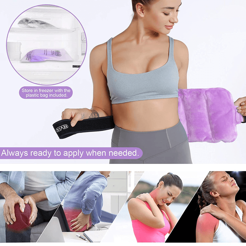 REVIX Ice Pack for Lower Back Pain Cold Compress Ice Bag for Shoulder, Neck, Hip, Arm & Knee