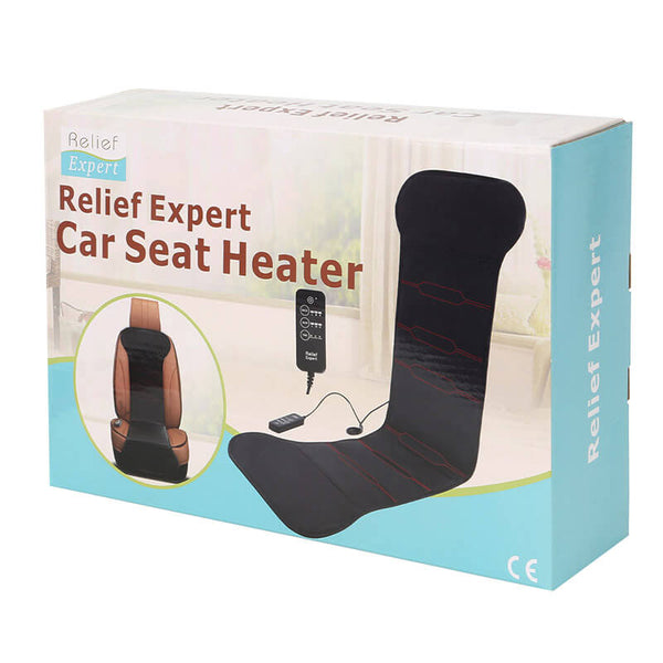 Relief Expert Car Seat Heater Warmer, Heated Seat Cover with Auto Shut Off, Smart Safety Protection, Universal Fit