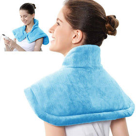 REVIX Electric Heating Pad for Neck and Shoulders Pain Relief with Auto-Off